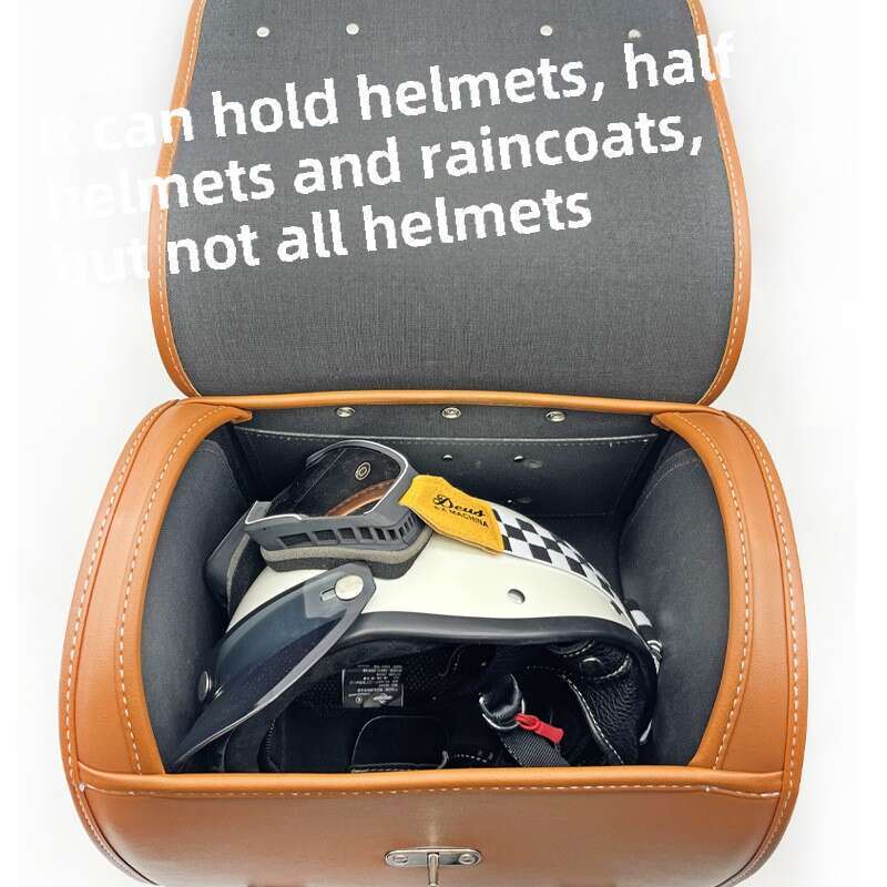 General Motorcycle Trunk Zongshen Youmi 125yomi Rear Seat Ns125la Pedal Leather Waterproof Helmet Bag_autovado.com