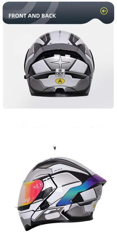 Orz Motorcycle Men's And Women's Uncovered Helmet, Dual Mirror Winter Tail Wing, Semi Full Coverage, All Season_autovado.com
