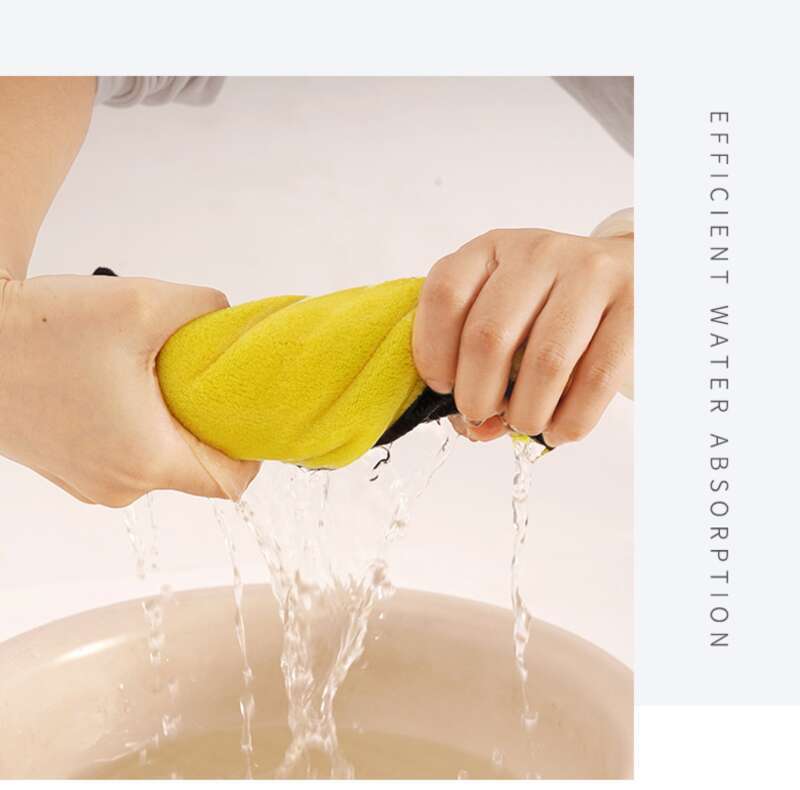 Car Wash Thickened Absorbent Coral Fleece Car Towel, Dual Color Double-sided High-density Household Cleaning Cloth_autovado.com