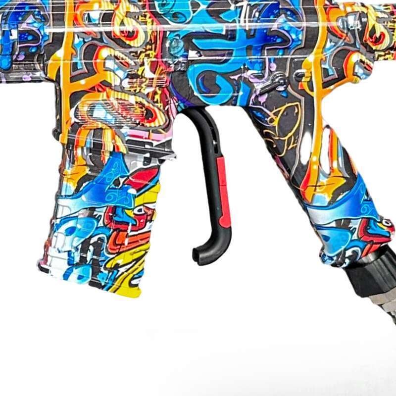 New High Pressure Simulation M416 Paint Foam Household M22 Online Red Car Washing Shop Booster Spray Gun_autovado.com