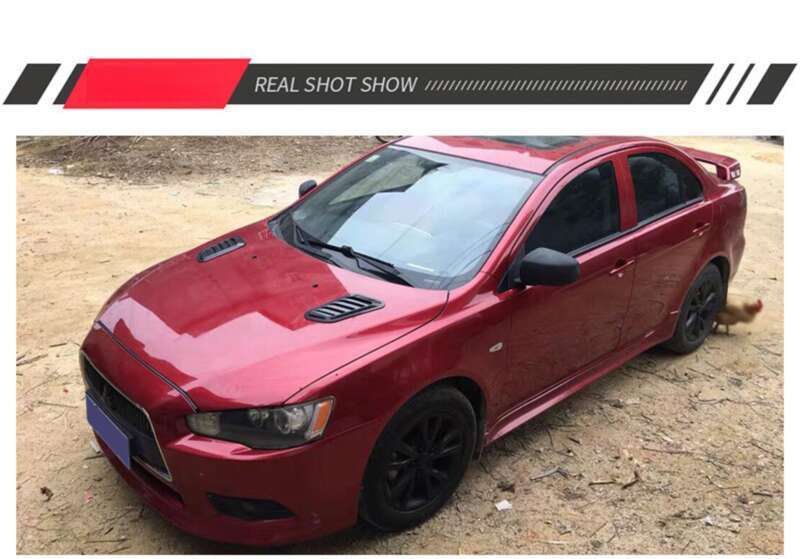 Car Shark Gill Simulation Engine Hood Universal Decorative Sticker Modification Air Outlet_autovado.com