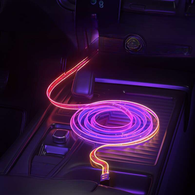 6A Starry Sky Luminous Data Suitable For 15 Running Lantern Colorful Mobile Charging Cable Car_autovado.com