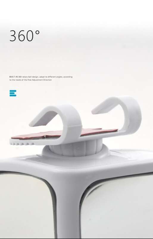 Reverse Rearview Auxiliary True Glass Mirror 360 Degree Rotatable Front And Rear Wheels Visible High-definition Blind_autovado.com