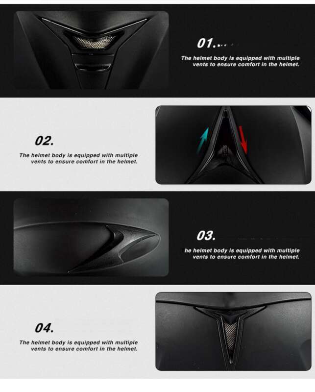 VIRTUE Electric Vehicle DOT Dual Lens Open Face Helmet Can Meet The New National Standard 3C_autovado.com