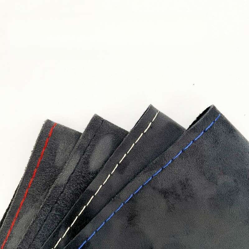 Car Steering Wheel Hand Sewn Suede, All Season Universal Plush Cover, Anti Slip And Sweat Absorbing Handle Cover_autovado.com