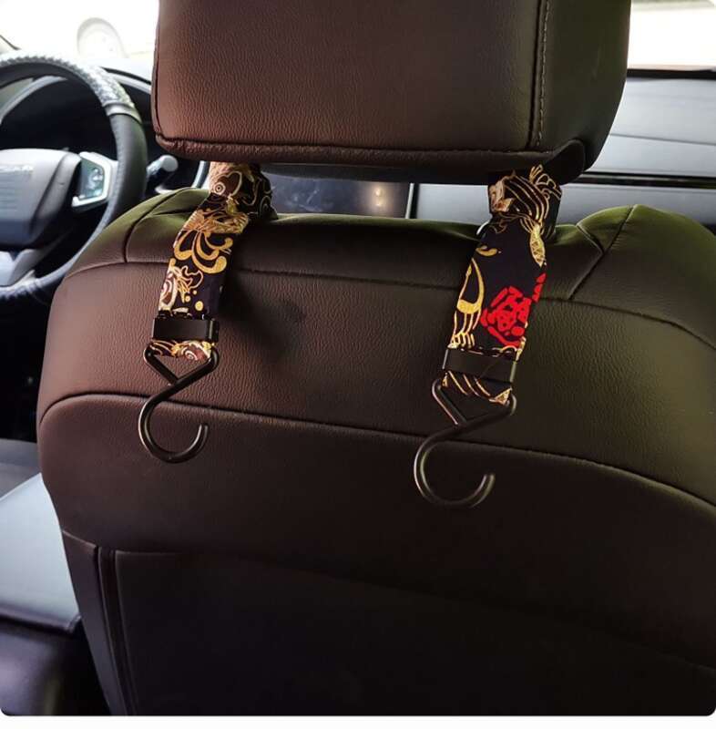 JDM Style Multifunctional Rear Back With Personalized For Interior, Universal Creative Car Seat Storage Hooks_autovado.com