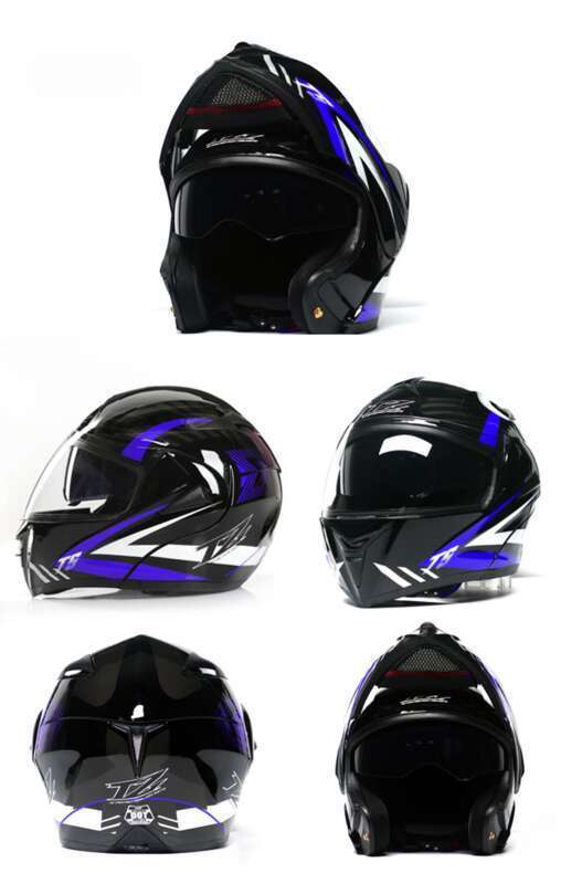 VIRTUE Electric Vehicle DOT Dual Lens Open Face Helmet Can Meet The New National Standard 3C_autovado.com