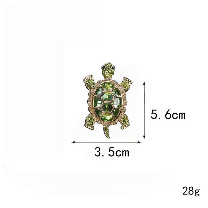 New Crystal Shining Cute Tortoise Perfume Clip Creative Car Fragrance Decoration_autovado.com
