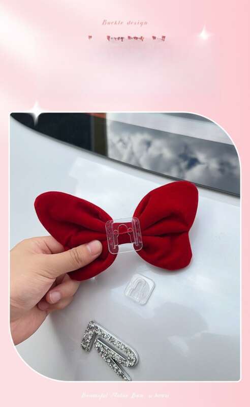 Bow Tie Pendant, Exterior Trunk Tail Motorcycle Doll, Ornament, Car Decoration_autovado.com