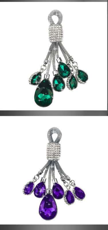 Car Diamond Car Crystal Keychain Pendant_autovado.com