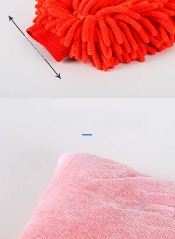 Car Double-sided Schneier Car Washing Coral Fleece Cloth Gloves, Home Cleaning Gloves_autovado.com