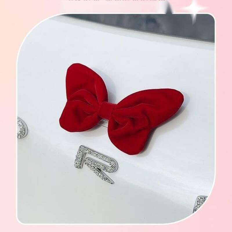 Bow Tie Pendant, Exterior Trunk Tail Motorcycle Doll, Ornament, Car Decoration_autovado.com
