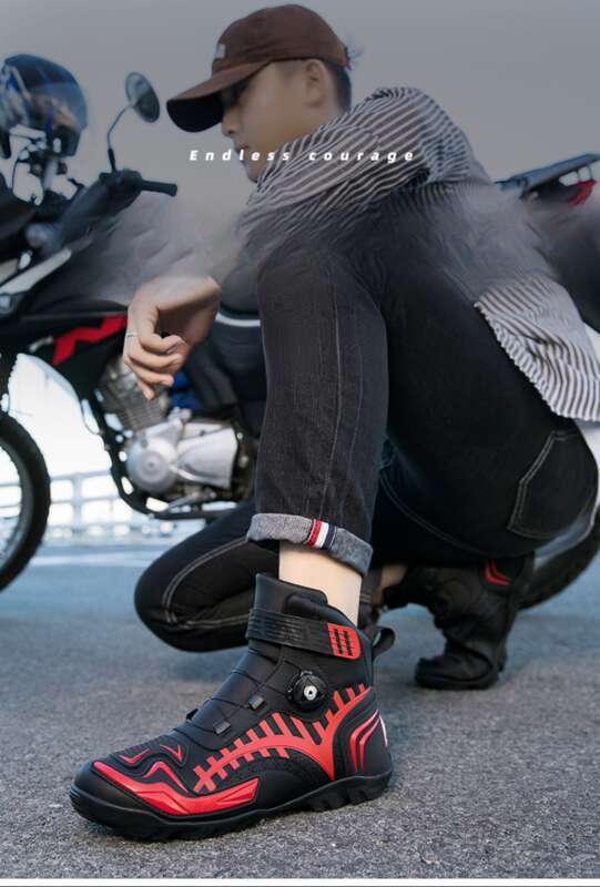 Motorcycle Cycling Boots For All Seasons, Off-road Men's Women's Summer, Wear-resistant, Breathable, Shock-absorbing,_autovado.com