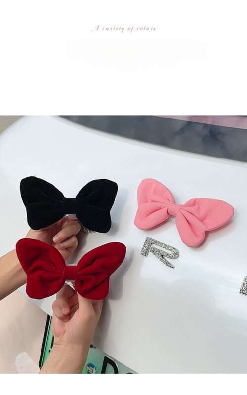 Bow Tie Pendant, Exterior Trunk Tail Motorcycle Doll, Ornament, Car Decoration_autovado.com