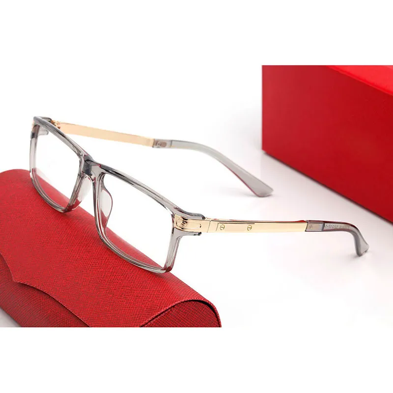 claissc man sunglasses optical artist rectangle buffalo horn metal Leopard male fashion unisex vintage with Case women_autovado.com