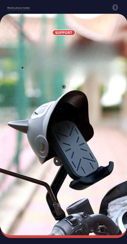 Electric Navigation Stand, Rider's Motorcycle Bike Phone Holder, Shock Resistant, Fixed, And Anti Shake_autovado.com