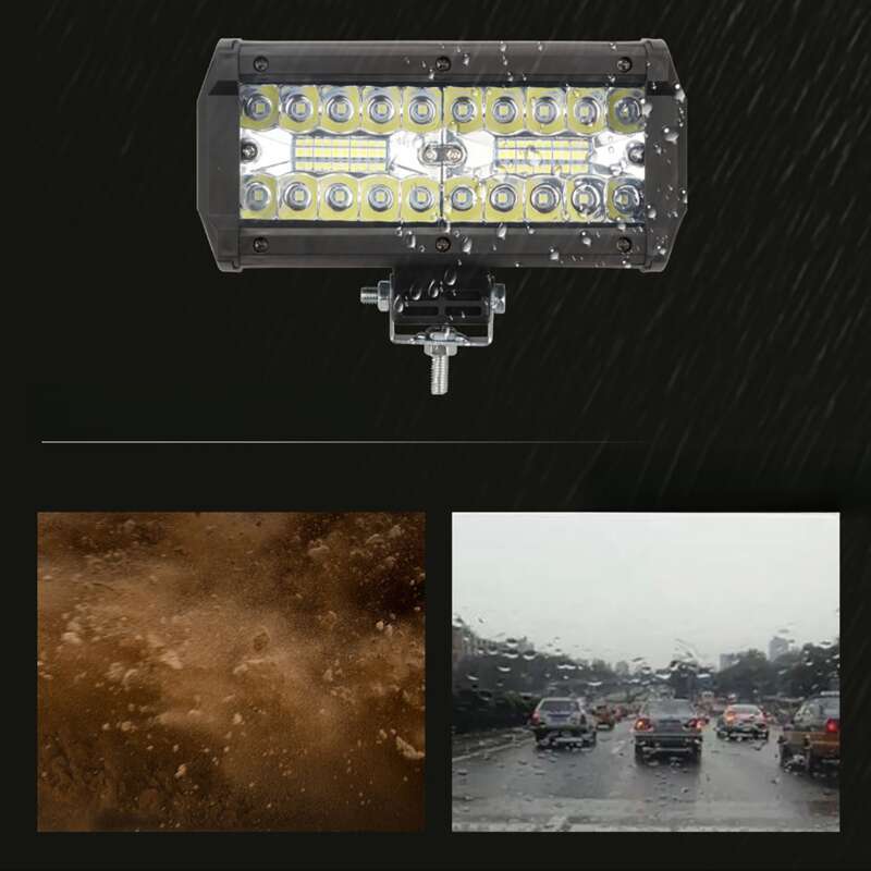 New High Brigness Three Row 120w Plastic Semi Aluminum Work Strip Lig For Off-road Vehicle Roof Front Bumper_autovado.com