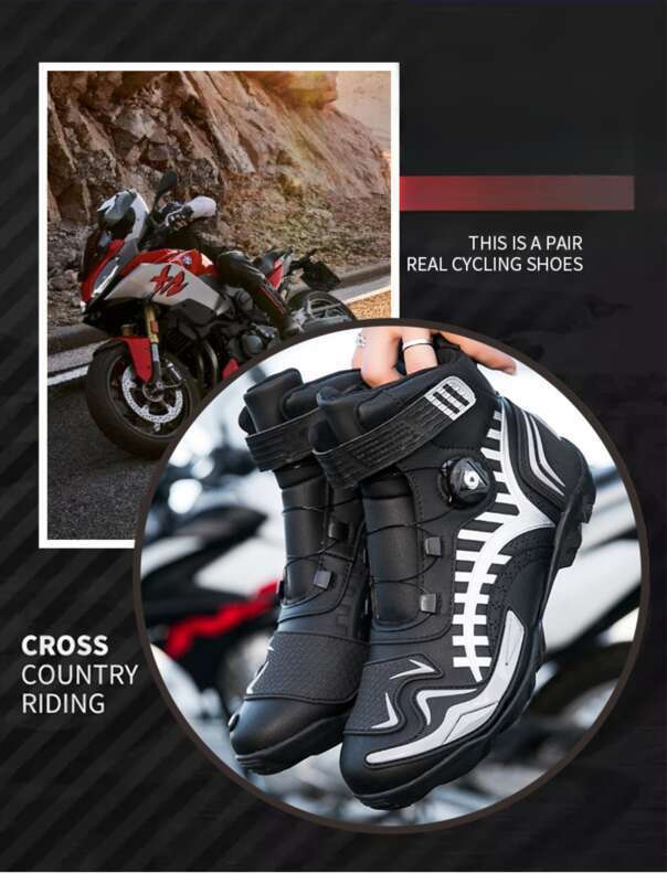Motorcycle Cycling Boots For All Seasons, Off-road Men's Women's Summer, Wear-resistant, Breathable, Shock-absorbing,_autovado.com